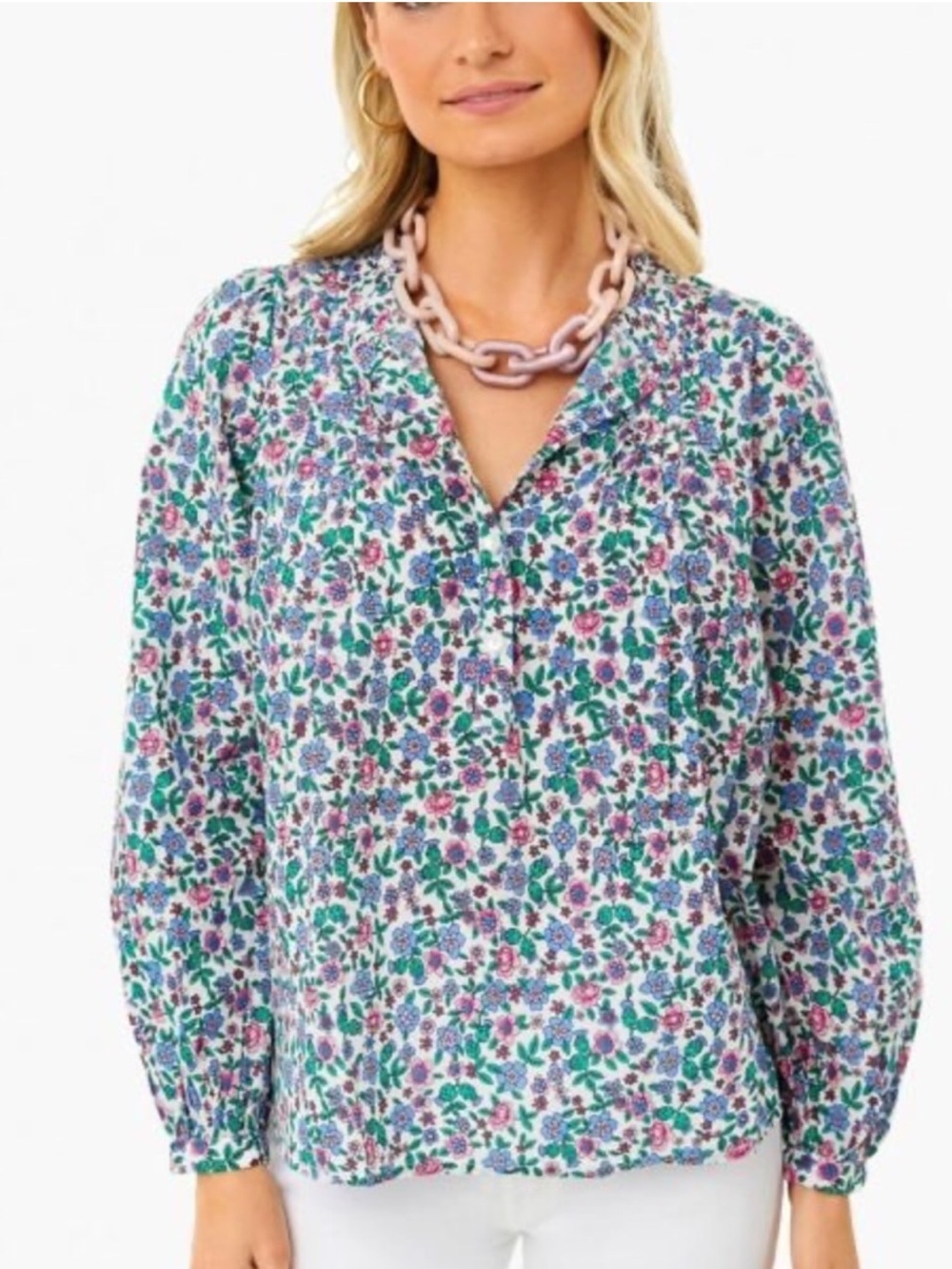 Banjanan Hedgehog White Zora Top